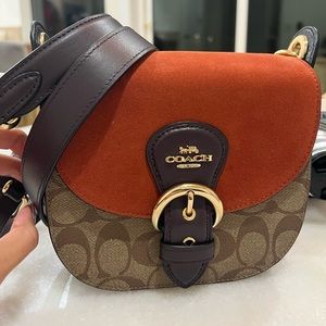 Brand New Never Used Coach Saddle Bag Crossbody
